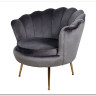 Кресло SIGNAL CAMELLIA Velvet Bluvel 14 (серый/золотой) заказать по цене 27 417 руб. в Саратове