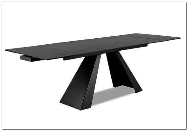 Стол обеденный Signal SALVADORE Ceramic 160 раскладной (Pietra Di Savoia серый/черный мат) заказать по цене 136 474 руб. в Саратове