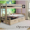 Двухъярусная кровать Орлёнок c нижним спальным местом 120/140 из сосны по цене 49 130 руб. в магазине Другая Мебель в Саратове