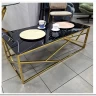 Стол журнальный Signal ESCADA A II (эффект черного мрамора/золотой) заказать по цене 41 751 руб. в Саратове