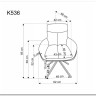 Стул кухонный Halmar K536 (оливковый/черный) заказать по цене 17 129 руб. в Саратове