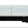 Стол CORNER 120 MATT WHITE MARBLE SOLID CERAMIC / BLACK заказать по цене 53 750 руб. в Саратове