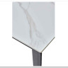 Стол CORNER 120 MATT WHITE MARBLE SOLID CERAMIC / BLACK заказать по цене 53 750 руб. в Саратове