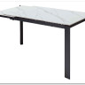 Стол CORNER 120 MATT WHITE MARBLE SOLID CERAMIC / BLACK заказать по цене 53 750 руб. в Саратове