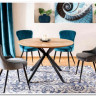 Стул кухонный Signal LOTUS VELVET (черный/черный) заказать по цене 12 364 руб. в Саратове