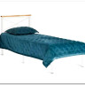 Купить Кровать Iris (mod.9311) дерево гевея/металл, 90*200 см (Single bed), Белый (White) с доставкой по России по цене производителя можно в магазине Другая Мебель в Саратове