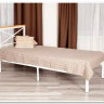 Купить Кровать Iris (mod.9311) дерево гевея/металл, 90*200 см (Single bed), Белый (White) с доставкой по России по цене производителя можно в магазине Другая Мебель в Саратове