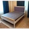 Купить Кровать двуспальная Римини с мягким изголовьем с доставкой по России по цене производителя можно в магазине Другая Мебель в Саратове