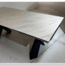 Стол ORISTANO 200 MARBLES KL-99 Белый мрамор матовый, итальянская керамика/ черный каркас, DISAUR заказать по цене 99 040 руб. в Саратове
