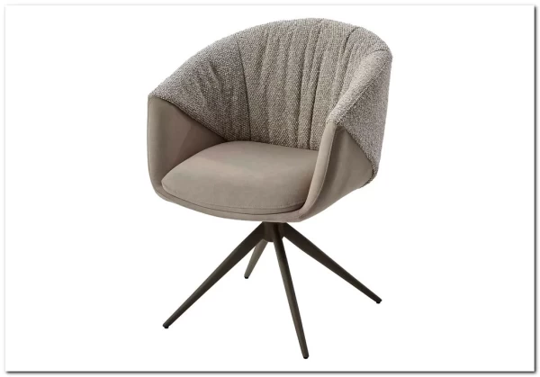 Стул ГИССЕН (GISSEN) 360 град., цвет ЛАТТЕ RIELY-111 / V885-3, ткань / ЛАТТЕ, ®DISAUR заказать по цене 18 550 руб. в Саратове