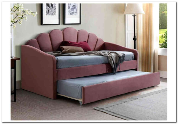 Кровать Signal BELLA VELVET античный розовый 90/200 заказать по цене 72 012 руб. в Саратове
