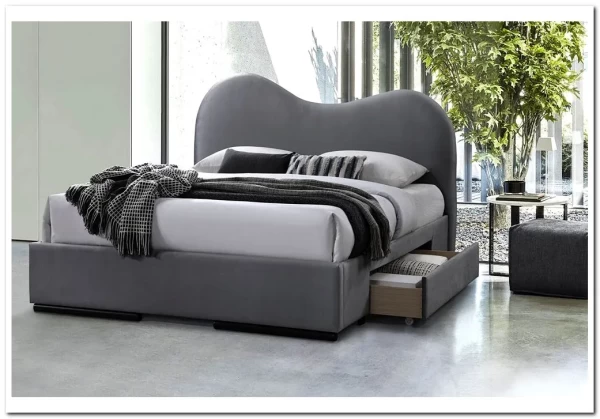 Кровать Halmar AMBER (серый) 160/200 заказать по цене 68 988 руб. в Саратове