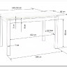Стол обеденный Halmar TIAGO 140 раскладной дуб крафт/черный заказать по цене 53 272 руб. в Саратове