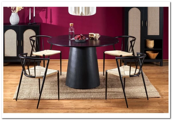 Стол обеденный Halmar GINTER (черный) заказать по цене 43 867 руб. в Саратове