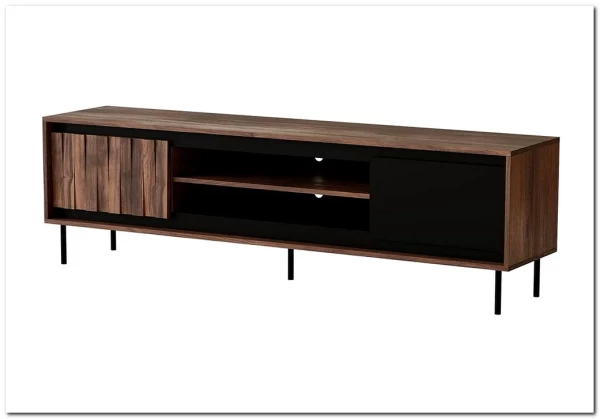 Тумба под телевизор Halmar SWING RTV-1 (орех/черный) заказать по цене 28 685 руб. в Саратове