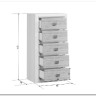 Комод Koen КОМ5S ясень снежный BRW заказать по цене 12 700 руб. в Саратове