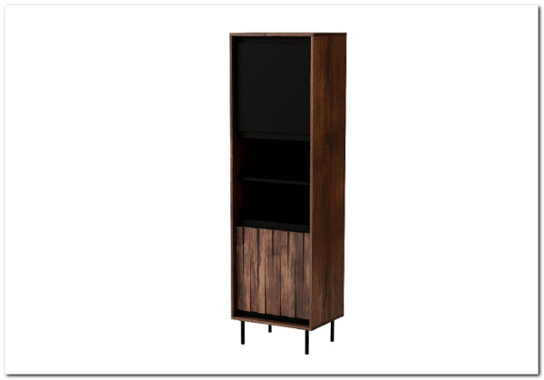 Витрина Halmar SWING W-1 (орех/черный) заказать по цене 32 054 руб. в Саратове