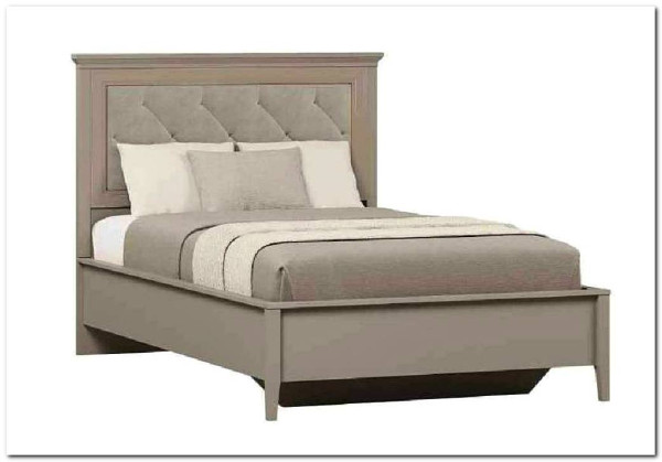 Кровать с мягким элементом Classic LOZ120x200 глиняный серый BRW заказать по цене 40 490 руб. в Саратове