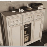 Шкаф-витрина Classic глиняный серый REG2W2D1S/170 BRW заказать по цене 38 730 руб. в Саратове