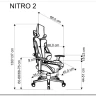 Кресло компьютерное Halmar NITRO 2 (красный/черный) заказать по цене 43 394 руб. в Саратове