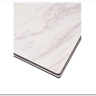 Стол BELLUNO 160 MARBLES KL-99 Белый мрамор матовый итальянская керамика/ белый каркас заказать по цене 99 320 руб. в Саратове