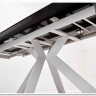 Стол BELLUNO 160 MARBLES KL-99 Белый мрамор матовый итальянская керамика/ белый каркас заказать по цене 99 320 руб. в Саратове