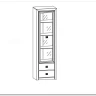 Витрина Koen REG1W2S ясень снежный BRW заказать по цене 15 930 руб. в Саратове