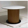 Стол MESA D120 цвет БЕЛЫЙ МРАМОР M326 / Каркас OAK, DISAUR заказать по цене 68 300 руб. в Саратове