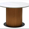 Стол MESA D120 цвет БЕЛЫЙ МРАМОР M326 / Каркас OAK, DISAUR заказать по цене 68 300 руб. в Саратове