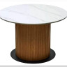Стол MESA D120 цвет БЕЛЫЙ МРАМОР M326 / Каркас OAK, DISAUR заказать по цене 68 300 руб. в Саратове